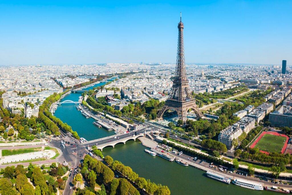 Eiffel Tower aerial view, Paris - New York Day Trip - New York Day Trip Paris Walking Tours - Explore Hidden Gems & Culture - New York Day Trip